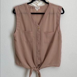 Sheer Tan Tank